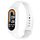 Per cinturino di ricambio in silicone integrato Xiaomi Mi Band 8 (bianco)