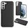 Per Samsung Galaxy S22 5G Custodia in pelle con copertura completa per telefono (nero) Per Samsung Galaxy S22 5G Custodia in pelle con copertura completa per telefono (nero)