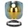 Lente antivento a tre pulsanti per casco da motociclista con staffa (oro) Lente antivento a tre pulsanti per casco da motociclista con staffa (oro)