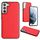 Per Samsung Galaxy S23 Custodia in pelle con copertura completa per telefono (rosso) Per Samsung Galaxy S23 Custodia in pelle con copertura completa per telefono (rosso)