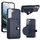 Custodia per telefono in pelle antiurto per Samsung Galaxy S22 + 5G con porta carte (blu) Custodia per telefono in pelle antiurto per Samsung Galaxy S22 + 5G con porta carte (blu)