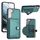 Custodia per telefono in pelle antiurto per Samsung Galaxy S22 5G con porta carte (verde) Custodia per telefono in pelle antiurto per Samsung Galaxy S22 5G con porta carte (verde)