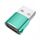 WH-7659 2pcs USB 2.0 maschio a USB-C / Type-C adattatore femmina, supporto ricarica e trasmissione dati (verde) WH-7659 2pcs USB 2.0 maschio a USB-C / Type-C adattatore femmina, supporto ricarica e trasmissione dati (verde)