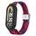 Per Xiaomi Mi Band 8 Metal Head + cinturino regolabile con fibbia in acciaio intrecciato in nylon (rosso blu) Per Xiaomi Mi Band 8 Metal Head + cinturino regolabile con fibbia in acciaio intrecciato in nylon (rosso blu)