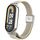 Per Xiaomi Mi Band 8 Testa in metallo + cinturino regolabile con fibbia in acciaio intrecciato in nylon (colore Starlight) Per Xiaomi Mi Band 8 Testa in metallo + cinturino regolabile con fibbia in acciaio intrecciato in nylon (colore Starlight)