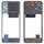 Per TCL 30 4G / 30 5G Piastra con cornice centrale originale (blu)