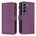 Per Samsung Galaxy S22 + 5G 9 slot per schede con cerniera portafoglio in pelle custodia per telefono (viola scuro) Per Samsung Galaxy S22 + 5G 9 slot per schede con cerniera portafoglio in pelle custodia per telefono (viola scuro)
