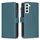 Per Samsung Galaxy S22 5G 9 slot per schede con cerniera portafoglio in pelle flip custodia per telefono (verde) Per Samsung Galaxy S22 5G 9 slot per schede con cerniera portafoglio in pelle flip custodia per telefono (verde)