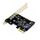 PCE2SAT-A01 Scheda di espansione PCI-E 1X a SATA3.0 Scheda di trasferimento da 6 Gbps