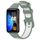 Per cinturino di ricambio in silicone bicolore Huawei Band 8 (verde chiaro bianco) Per cinturino di ricambio in silicone bicolore Huawei Band 8 (verde chiaro bianco)