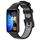 Per cinturino di ricambio in silicone bicolore per Huawei Band 8 (grigio nero) Per cinturino di ricambio in silicone bicolore per Huawei Band 8 (grigio nero)