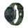 Cinturino per orologio in silicone con motivo ovale colorato con fibbia inversa universale da 20 mm (verde scuro) Cinturino per orologio in silicone con motivo ovale colorato con fibbia inversa universale da 20 mm (verde scuro)