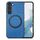 Per Samsung Galaxy S23 5G Custodia posteriore in pelle tinta unita per telefono (blu) Per Samsung Galaxy S23 5G Custodia posteriore in pelle tinta unita per telefono (blu)