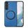 Per Samsung Galaxy S23 + 5G Custodia per telefono con cover posteriore in pelle tinta unita (blu) Per Samsung Galaxy S23 + 5G Custodia per telefono con cover posteriore in pelle tinta unita (blu)