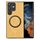 Per Samsung Galaxy S22 Ultra 5G Custodia posteriore in pelle tinta unita per telefono (gialla) Per Samsung Galaxy S22 Ultra 5G Custodia posteriore in pelle tinta unita per telefono (gialla)
