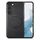 Per Samsung Galaxy S21 Ultra 5G Custodia posteriore in pelle tinta unita per telefono (nero) Per Samsung Galaxy S21 Ultra 5G Custodia posteriore in pelle tinta unita per telefono (nero)