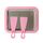 Mini macchina per yogurt fritto per uso domestico Vassoio per ghiaccio fritto fai-da-te fatto in casa per bambini, colore: acciaio inossidabile rosa 22,5x17,5 cm