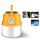 C51 Luce da campeggio solare multifunzionale Luce da tenda impermeabile zoomabile (giallo)