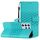 Per Samsung Galaxy S21 Ultra 5G Custodia per telefono in pelle con effetto pelle goffrata a diamante con cordino (blu) Per Samsung Galaxy S21 Ultra 5G Custodia per telefono in pelle con effetto pelle goffrata a diamante con cordino (blu)