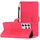 Per Samsung Galaxy S21 Ultra 5G Custodia per telefono in pelle con effetto pelle goffrata diamantata con cordino (rosso) Per Samsung Galaxy S21 Ultra 5G Custodia per telefono in pelle con effetto pelle goffrata diamantata con cordino (rosso)