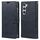 Per Samsung Galaxy S23+ 5G GOOSPERY MANSOOR DIARY Custodia per telefono in pelle con 9 slot per schede (blu scuro)