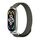 Per Xiaomi Mi Band 7/7 NFC MIJOBS PLUS Cinturino in nylon traspirante (verde militare argento)
