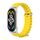 Per Xiaomi Mi Band 7/7 NFC MIJOBS CS Marine Cinturino in silicone traspirante (giallo argento)