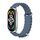 Per Xiaomi Mi Band 6/5/4/3 MIJOBS PLUS cinturino in silicone marino traspirante (argento blu siderale) Per Xiaomi Mi Band 6/5/4/3 MIJOBS PLUS cinturino in silicone marino traspirante (argento blu siderale)