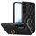 Per Samsung Galaxy S23 5G custodia in pelle PU romboidale con supporto ad anello (nero) Per Samsung Galaxy S23 5G custodia in pelle PU romboidale con supporto ad anello (nero)