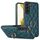 Per Samsung Galaxy S22 5G custodia in pelle PU rombica con supporto ad anello (verde) Per Samsung Galaxy S22 5G custodia in pelle PU rombica con supporto ad anello (verde)