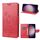 Per Samsung Galaxy S23+ 5G Custodia per cellulare in pelle con motivo floreale a farfalla (rosso) Per Samsung Galaxy S23+ 5G Custodia per cellulare in pelle con motivo floreale a farfalla (rosso)