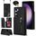 Per Samsung Galaxy S23 5G Custodia per telefono quadrata con cerniera a croce (nera) Per Samsung Galaxy S23 5G Custodia per telefono quadrata con cerniera a croce (nera)