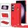 Per Samsung Galaxy S23 + 5G Custodia per telefono quadrata con supporto per cinturino a tracolla (rosso) Per Samsung Galaxy S23 + 5G Custodia per telefono quadrata con supporto per cinturino a tracolla (rosso)