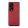 Per Honor 90 Pro Denior Custodia per telefono con supporto per slot per schede con cover posteriore in PU (rosso) Per Honor 90 Pro Denior Custodia per telefono con supporto per slot per schede con cover posteriore in PU (rosso)