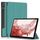 Per Samsung Galaxy Tab S9+ Custer custodia per tablet in pelle con supporto a 3 pieghe in puro colore (verde scuro) Per Samsung Galaxy Tab S9+ Custer custodia per tablet in pelle con supporto a 3 pieghe in puro colore (verde scuro)