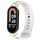 Per Xiaomi Band 8 Sports Rainbow Dots Cinturino con fibbia in silicone (bianco) Per Xiaomi Band 8 Sports Rainbow Dots Cinturino con fibbia in silicone (bianco)