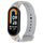 Per Xiaomi Band 8 Sports Rainbow Dots Cinturino con fibbia in silicone (grigio) Per Xiaomi Band 8 Sports Rainbow Dots Cinturino con fibbia in silicone (grigio)