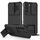 Per Samsung Galaxy S22 5G supporto stereoscopico custodia per telefono camshield scorrevole (nero)