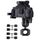 MOTOSLG Crab Supporto per morsetto per telefono moto O-Type Supporto per specchietto retrovisore (nero) MOTOSLG Crab Supporto per morsetto per telefono moto O-Type Supporto per specchietto retrovisore (nero)
