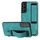 Per Samsung Galaxy S22 5G Custodia per cellulare posteriore in pelle con supporto per cinturino (verde) Per Samsung Galaxy S22 5G Custodia per cellulare posteriore in pelle con supporto per cinturino (verde)