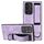 Per Samsung Galaxy S22 Ultra 5G Custodia per cinturino posteriore in pelle con supporto per telefono (viola) Per Samsung Galaxy S22 Ultra 5G Custodia per cinturino posteriore in pelle con supporto per telefono (viola)