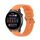 Per Huawei Watch 4 / Watch 4 Pro Cinturino per orologio con fibbia in acciaio inossidabile in silicone tinta unita (arancione) Per Huawei Watch 4 / Watch 4 Pro Cinturino per orologio con fibbia in acciaio inossidabile in silicone tinta unita (arancione)