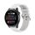 Per Huawei Watch 4 / Watch 4 Pro cinturino con fibbia in acciaio inossidabile in silicone tinta unita argento (bianco) Per Huawei Watch 4 / Watch 4 Pro cinturino con fibbia in acciaio inossidabile in silicone tinta unita argento (bianco)