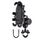 MOTOSLG Supporto per morsetto per telefono moto granchio Supporto per barra di tipo U con blocco antifurto (nero) MOTOSLG Supporto per morsetto per telefono moto granchio Supporto per barra di tipo U con blocco antifurto (nero)