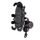 MOTOSLG Supporto per morsetto per telefono moto granchio Supporto per specchietto retrovisore tipo L con blocco antifurto (nero) MOTOSLG Supporto per morsetto per telefono moto granchio Supporto per specchietto retrovisore tipo L con blocco antifurto (nero)