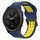 Per Garmin Fenix 7 Pro 47mm 22mm Cinturino in silicone con fibbia inversa bicolore (blu + giallo) Per Garmin Fenix 7 Pro 47mm 22mm Cinturino in silicone con fibbia inversa bicolore (blu + giallo)