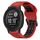 Per Garmin Instinct 2 Solar 22mm cinturino in silicone con fibbia inversa bicolore (rosso + nero) Per Garmin Instinct 2 Solar 22mm cinturino in silicone con fibbia inversa bicolore (rosso + nero)