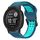 Per Garmin Instinct 2 Solar 22mm cinturino in silicone con fibbia inversa bicolore (blu + verde acqua) Per Garmin Instinct 2 Solar 22mm cinturino in silicone con fibbia inversa bicolore (blu + verde acqua)