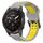 Per Garmin Epix Pro 47mm 22mm cinturino in silicone con fibbia inversa bicolore (grigio + giallo) Per Garmin Epix Pro 47mm 22mm cinturino in silicone con fibbia inversa bicolore (grigio + giallo)