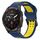 Per Garmin Epix Pro 47mm 22mm cinturino in silicone con fibbia inversa bicolore (blu + giallo) Per Garmin Epix Pro 47mm 22mm cinturino in silicone con fibbia inversa bicolore (blu + giallo)